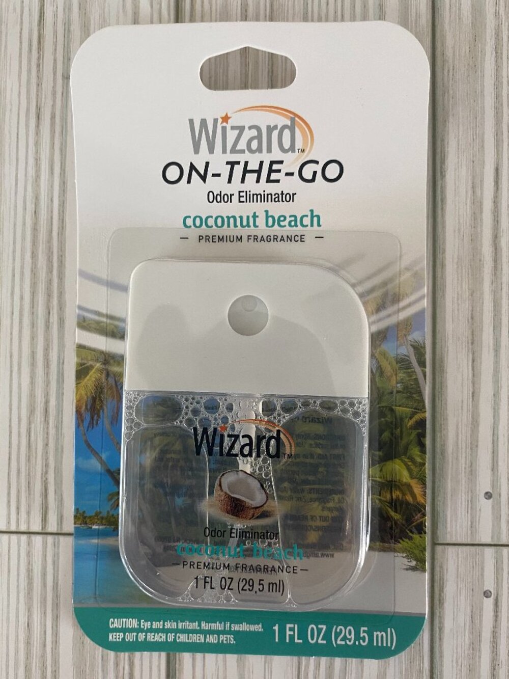 3/$10 WIZARD On-The-Go Odor Eliminator *COCONUT BEACH*